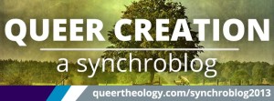 Logo for Queer Creation Synchroblog 2013